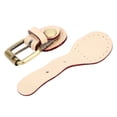 thumbnail image 2 of Bag Buckle Lock Cow Split Leather DIY Hand Made Hardware Accessories With Bronze Fittings, 2 of 8