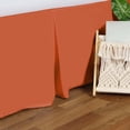 thumbnail image 3 of Superior Egyptian Cotton Solid Bed Skirt, Twin, Pumpkin, 3 of 3
