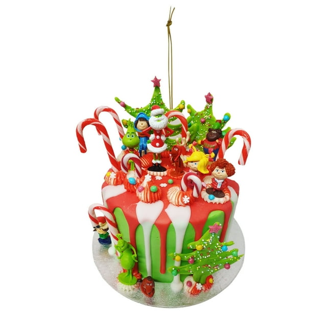 Grinch Decor Grinch Christmas Decorations Bathroom Grinch Christmas Decorations Christmas Tree Ornaments, Acrylic Hanging Xmas Tree Decoration Home Car Backpack Pendant Gift For Kids