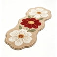 thumbnail image 2 of Darzheoy Vintage Runner Rug, Floral Scalloped Floor Mat, Decorative Indoor Accent Area Carpet, for Living Room Hallway Kitchen Bedroom, 2 of 6