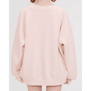 Sweatshirt jacket women's fall oversize long-sleeved age-reducing teenage knitted cardigan