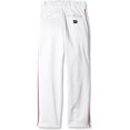 thumbnail image 2 of Wilson Youth Boy's Baseball Pants Relaxed Fit Warp Piped White Scarlet Large, 2 of 2