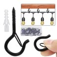 thumbnail image 4 of Ganchos Q-Hanger Crew para luces de cadena al aire libre Diseño de hebilla de seguridad, 4 of 7