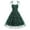 Green, variant on Ankola Womens Square Neck Tie Strap Tulle Prom Dress Vintage Embroidered Floral Formal Evening Party Cocktail Mini Dress