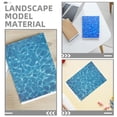 thumbnail image 4 of KAKOWELY fake river 6pcs Water Ripple Paper Sticker Realistic Micro Landscape Model Materials For Diy Handcrafted Architectural Models Sand Table Stream River Sea Scenery Craft, 4 of 5