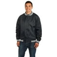 thumbnail image 1 of Adult Oxford Solid Flannel Lined Jacket, Black - Small, 1 of 1