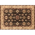 thumbnail image 1 of Ahgly Company Machine Washable Indoor Rectangle Oriental Brown Industrial Area Rugs, 3' x 5', 1 of 4