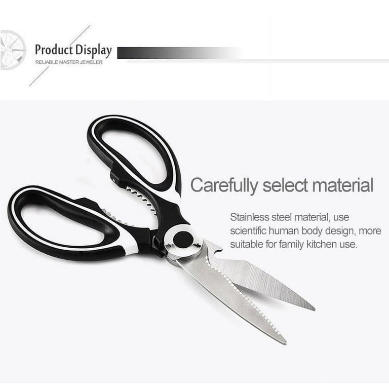 Stainless Steel Kitchen Scissors Set Multi Purpose Heavy Duty Household  Shears