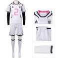 thumbnail image 5 of Shidou Ryusei Cosplay Costume Oliver Aiku Cosplay Wig Tops Shorts Set Sportswear Suit Football Soccer Party Suit M, 5 of 5