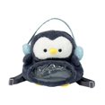 thumbnail image 3 of Mochila de peluche, regalo, mochila escolar, juguetes de peluche para niños, niñas, niños y adultos Gris, 3 of 8