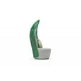 thumbnail image 2 of Whiteline Modern Living Basil Outdoor Chair, Green/Light Grey, 2 of 3