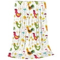 thumbnail image 2 of Vsdgher Chickens A Ultra-Soft Micro flannel Blanket Throw Blankets for Couch Sofa, Bed (4 sizes)-80"x60", 2 of 7