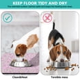 thumbnail image 4 of Dog Mat for Food and Water Absorbent No-Slip Dog Bowl Mat Lavender Lilac Floral Dog Feeding Mat Eco-Friendly Durable Pet Placemat, 4 of 7