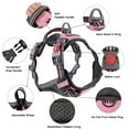 thumbnail image 6 of No Pull Dog Harness, Adjustable Dog Walking Harness with Breathable Padded Vest, Pink/XL, 6 of 9