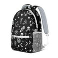 thumbnail image 2 of Mystical Celestial Goth Backpack – Dark Moon, Stars, Eclipse & Astral Map with Gothic Steampunk and Cosmic Sky Design, 2 of 6