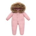 thumbnail image 2 of Boys And Girls Thick Windproof Snowsuit Winter Jumpsuits Fashion Outdoor Children's Hooded Thick Warm Jumpsuit, 2 of 4