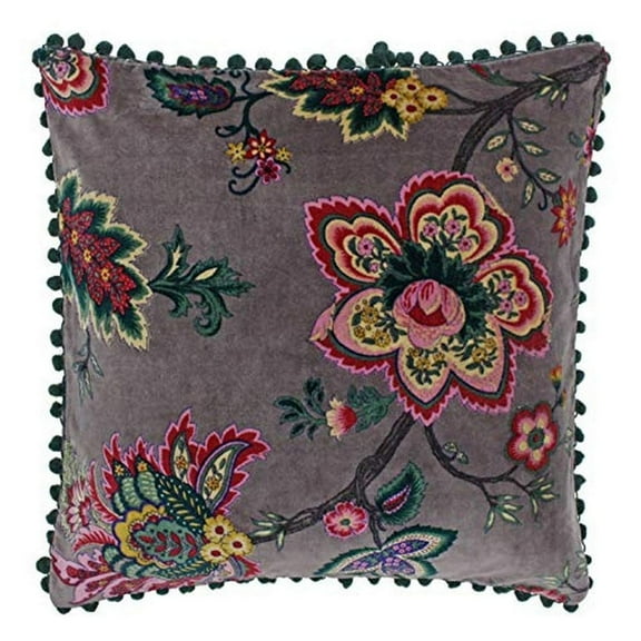 Paoletti Palampur Velvet Throw Pillow Cover