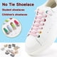 thumbnail image 2 of Cordones sin atar, botón pulsador de diamante, hebilla de Metal rápida, cordones elásticos para niños, botas deportivas para adultos, cordones blancos perezosos, cuerdas de China Gao Jinjia LED, 2 of 2