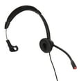 thumbnail image 4 of Auriculares telefónicos con cancelación de Ruido, cómodos Auriculares de comunicación de un Solo oído para computadoras PC, Negro, 4 of 8