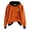 yue866-Orange10, variant on KHONTS Women's Halloween Pumpkin Hoodies Funny Face Hooded Sweatshirts Long Sleeve Holiday Tops Orange10 XL
