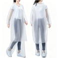 thumbnail image 2 of Frostluinai Womens Heavy Duty Rain Suit Waterproof Poncho with Pants Hooded for Storm Full Set, 2 of 6