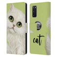 thumbnail image 1 of Head Case Designs Officially Licensed Animal Club International Faces British Shorthair Leather Book Wallet Case Cover Compatible with Samsung Galaxy S20 / S20 5G, 1 of 6