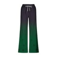 thumbnail image 5 of Pantalones largos para hombre, cintura elástica, transpirables, cómodos, suaves, informales, de playa, de poliéster., 5 of 5