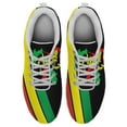 thumbnail image 2 of Rasta Shoes Men Women Reggae Sneakers Breathable Casual Sport Tennis Running Shoes White Size 9.5, 2 of 5
