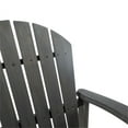 thumbnail image 4 of Malibu Tabourets de Bar en Bois Gris Foncé Adirondack (Ensemble de 2), 4 of 28
