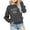 Dark Gray, variant on MuZeFu Girls Clothes Clearance under $10.00 Girls Clothes Fall and Winter Girls Crewneck Oversized Sweatshirt Kids Fashion Long Sleeve Pullover Tops 1-12 Years
