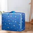 thumbnail image 5 of Boovnll Travel Bag, 55L Large Capacity Storage Bags with Reinforced Handles & Zipper Duffle Bag for Travel Comforters, Blankets, Clothes Organizer, Storage and Organization, 5 of 8