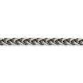 thumbnail image 3 of 925 Sterling Silver 6mm Antiqued Spiga Chain 22 Inch, 3 of 5