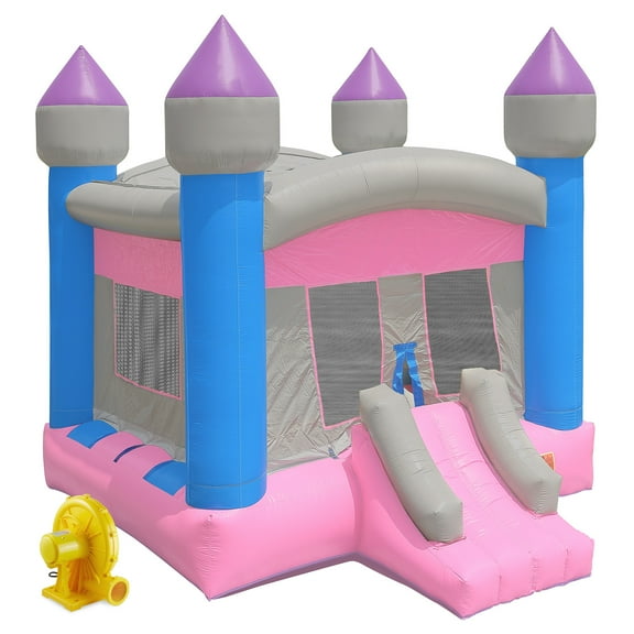 Inflatable HQ Commercial Grade Princess Castle Bounce House - 100% PVC with Blower