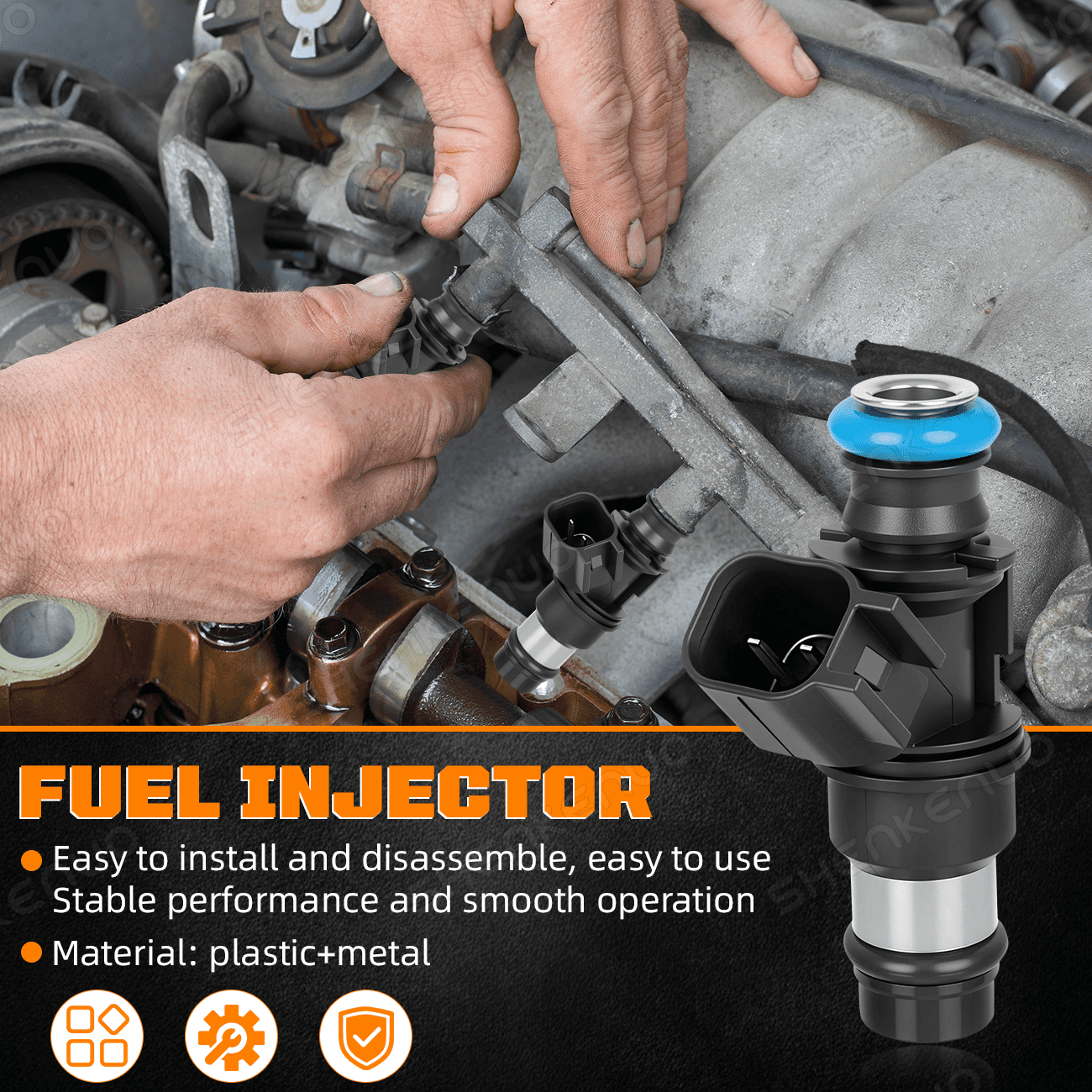 Set of 8 Fuel Injectors 12580681 For Cadillac Chevrolet GMC 4.8 5.3 6.0 6.2L