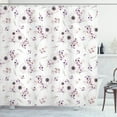 thumbnail image 1 of Ambesonne Anemone Flower Shower Curtain, Bridal Romantic, 69"Wx84"L, Pale Pink Purple Lilac, 1 of 3