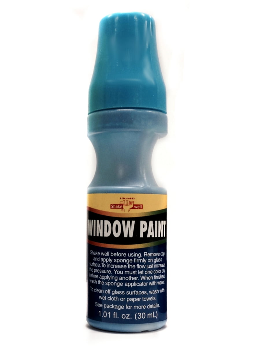 Blue School Colors House Car Water Washable Window Paint ...