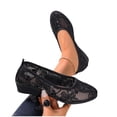 thumbnail image 6 of DIVVce Lace Embroidery Wedge Flats For Women Slip On Comfortable Breathable Casual Footwear, 6 of 8