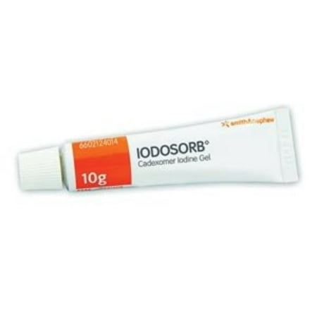Iodosorb Wound Gel 10gm Tube (0,9% Cadexomer iode) Vendu par boîte de 4 tubes)