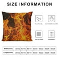 thumbnail image 5 of PRATYUS  Pillow Covers Simple and Cool Flame Throw Pillow Covers Cases for Couch Sofa Bed Home Decor White, 5 of 5