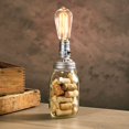 thumbnail image 2 of Darice Silver Cleveland Vintage Lighting Silver Canning Jar Light Bulb Lamp Adapter, 2 of 3
