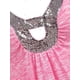 thumbnail image 3 of Camiseta de Espacio Teñido con Lentejuelas en Talla Extra Rosegal  Camisetas tallas grandes, 3 of 5
