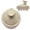 Wheat Straw Shampoo Brush - Apricot Color, variant on Soft Silicone Head Scrubber with Wheat Straw Base, Deep Cleansing Hair Brush for Thick Curly Hair, Scalp Massager & Root Volumizer for Men Women Kids
