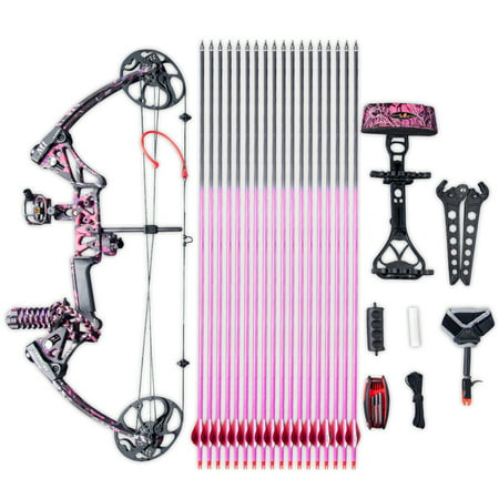 Compound Bow And Arrow Package M1 For Women Outdoor Hunting Archery Shooting, 19''-30'' Draw Length,19-70Lbs Draw Weight, (Best Hunting Rifle For A Woman)