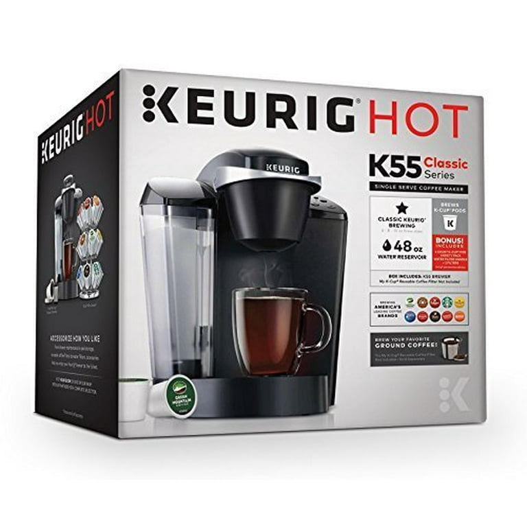 Keurig K-Classic Single-Serve K-Cup Pod Coffee Maker - K50 - Black