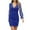 Blue, variant on Kmdttou Fashion Women Summer Casual Lace Solid Color Long Sleeve Sexy Dress,Women's Long Dresses Flowy Maxi for Beach
