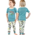 thumbnail image 3 of LazyOne Short-Sleeve PJ Sets for Girls and Boys, Manatee, Funny Animal Kids' Pajama Sets, 3 of 5
