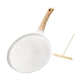 thumbnail image 1 of yuksok Nonstick Crepe Pan Aluminum Alloy Cookware Multipurpose for Home Roti Indian White, 1 of 9