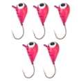 thumbnail image 2 of Ice Fishing Lures, 5Pcs Exquisite Workmanship Winter Ice Fishing Jigs Bright Color 5MM  for Offshore, 2 of 8