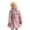 Pink-1, variant on Boys Girls Wool Blend Winter Coat Button Jacket Long Sleeve Solid Color Coat Peacoat Outwear Clothes Fall Winter Outwear Outfits for Little Boys Girls Size 6-7