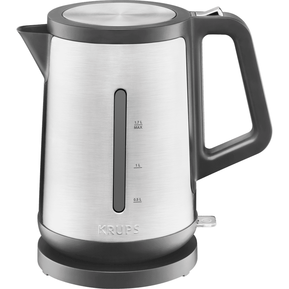 KRUPS Brushed Stainless Steel 1.7 Liter Electric Kettle
